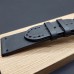 РЕМЕШОК РУЧНОЙ РАБОТЫ ИЗ КОЖИ ЧЁРНОГО ЦВЕТА ОТ REMENMASTER ДЛЯ ЧАСОВ 24 ММ M138-24-22