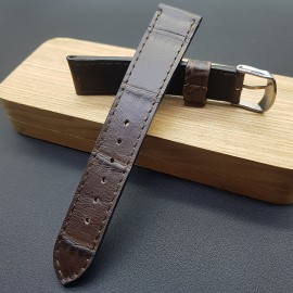 Кожаный ремешок ручной работы для часов 22 мм M139-22-20