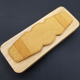 БАЗА (НАПУЛЬСНИК) ДЛЯ НАРУЧНЫХ ЧАСОВ. НАТУРАЛЬНАЯ КОЖА. ПРОИЗВОДИТЕЛЬ REMENMASTER BAZA029