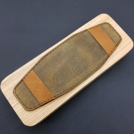 БАЗА (НАПУЛЬСНИК) ДЛЯ НАРУЧНЫХ ЧАСОВ. НАТУРАЛЬНАЯ КОЖА. ПРОИЗВОДИТЕЛЬ REMENMASTER BAZA030