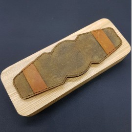 БАЗА (НАПУЛЬСНИК) ДЛЯ НАРУЧНЫХ ЧАСОВ. НАТУРАЛЬНАЯ КОЖА. ПРОИЗВОДИТЕЛЬ REMENMASTER BAZA034