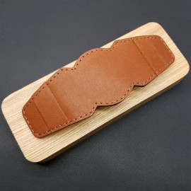 БАЗА (НАПУЛЬСНИК) ДЛЯ НАРУЧНЫХ ЧАСОВ. НАТУРАЛЬНАЯ КОЖА. ПРОИЗВОДИТЕЛЬ REMENMASTER BAZA054