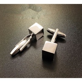 Запонки мужские из стали CBZ015