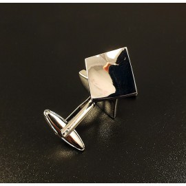 Запонки мужские из стали CBZ016