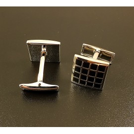 Запонки мужские из стали CBZ035