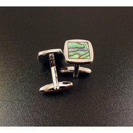 Запонки мужские из стали CBZ067