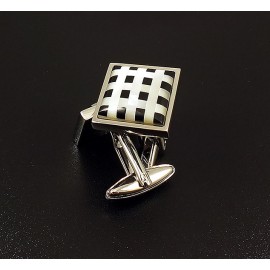 Запонки мужские из стали CBZ113