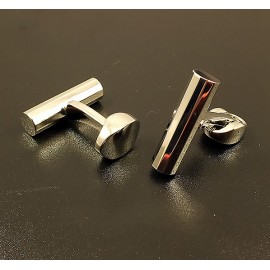 Запонки мужские из стали CBZ124