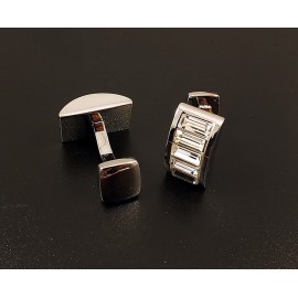 Запонки мужские из стали CBZ145