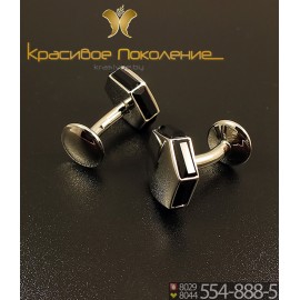 Запонки мужские из стали CBZ146