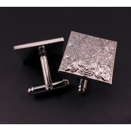 Запонки мужские из стали CBZ163