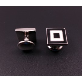 Запонки мужские из стали CBZ175