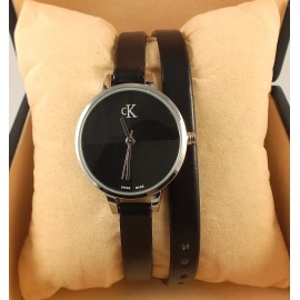 Часы с двойным ремнем Calvin Klein CWD005
