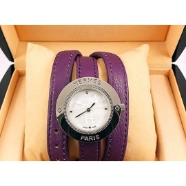 Часы с двойным ремнем Hermes CWD036