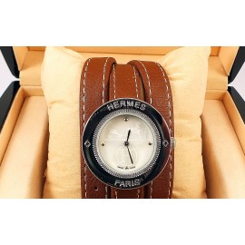 Часы с двойным ремнем Hermes CWD051